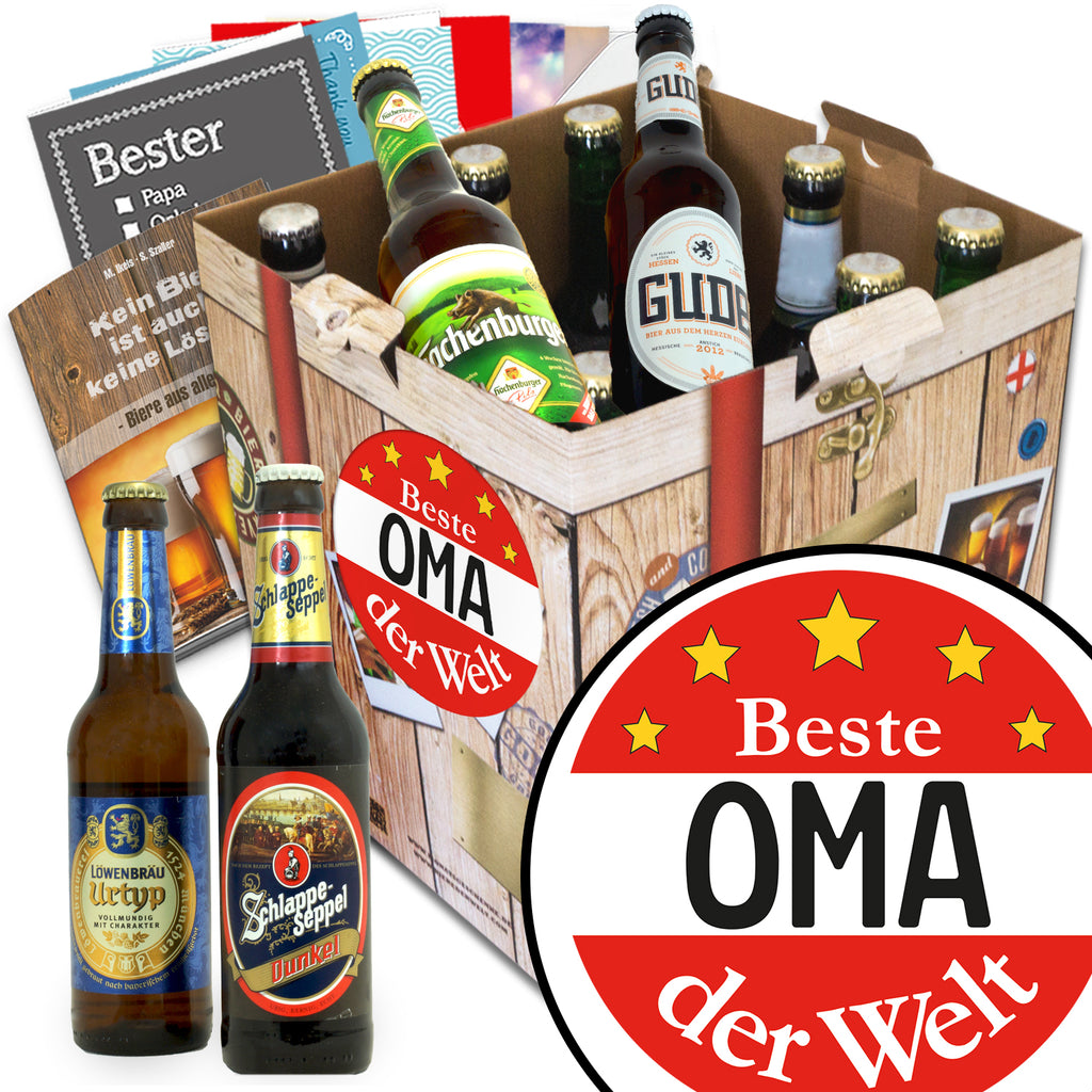 Beste Oma | 9x Deutsche Biere | Bierpaket