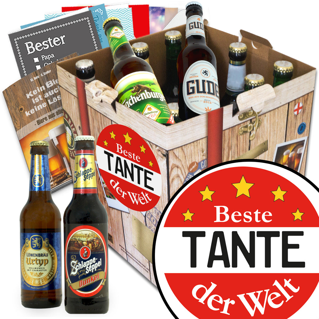 Beste Tante | 9x Biere Deutschland | Geschenkset